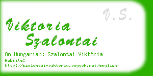 viktoria szalontai business card